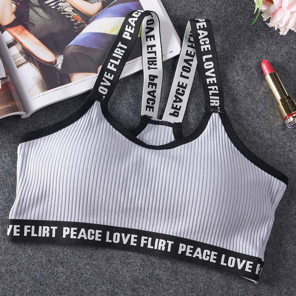 Letter Sports Bra - freakathlete