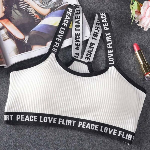 Letter Sports Bra - freakathlete